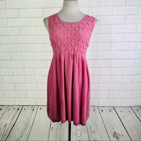 NWT Max Studio Orchid Pink Sleeveless Sweater Midi Dress - L - Picture 1 of 16